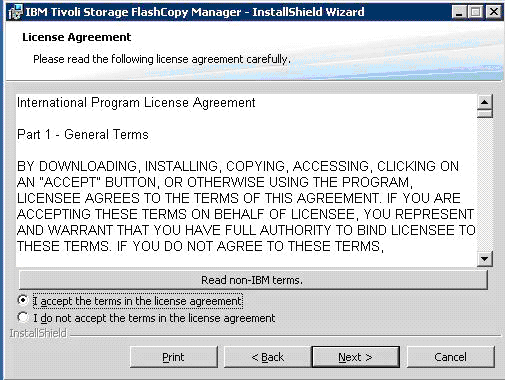 ibm-tivoli-flashcopy-manager-accept-the-agreement