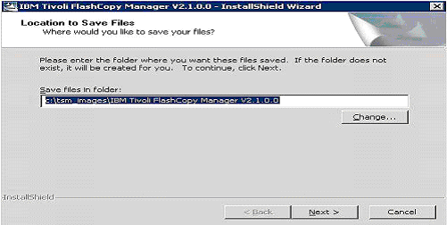 tivoli-flashcopy-manager-choose-installation-destination