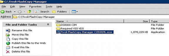 tivoli-flashcopy-manager-double-click-the-installer